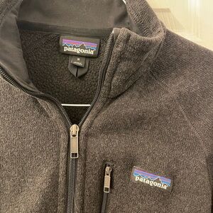 Patagonia Charcoal Full-Zip Fleece